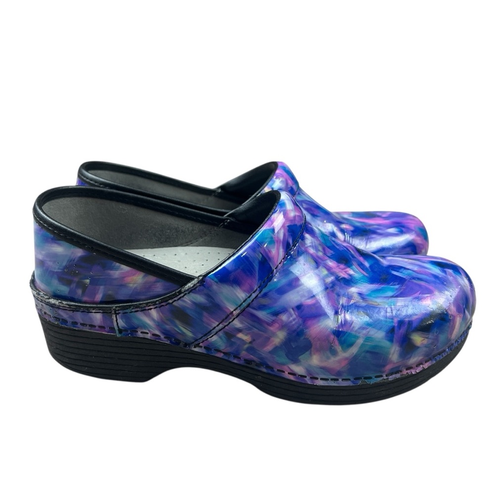 Dansko LT PRO Women’s Slip-on Clogs Blue Crush‎ Patent size 39 US 8.5/9 Comfort